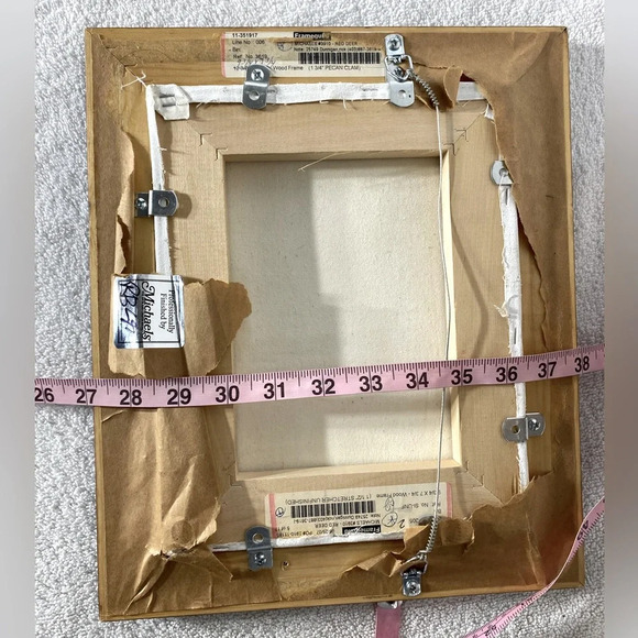 Vintage Korn Hand Painted Landscape Framed Painting Wall Art - Picture 12 of 12